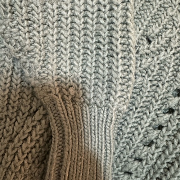 Green Chunky Knit Sweater - Picture 3 of 5